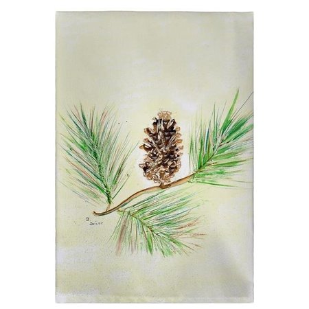 BETSY DRAKE Betsy Drake GT161 Pinecone Guest Towel - 20 x 20 in. GT161